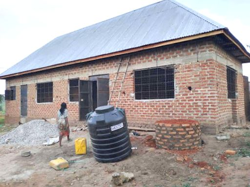 The construction of the Mothers Yes We Can brick poultry house and facility in eastern Uganda